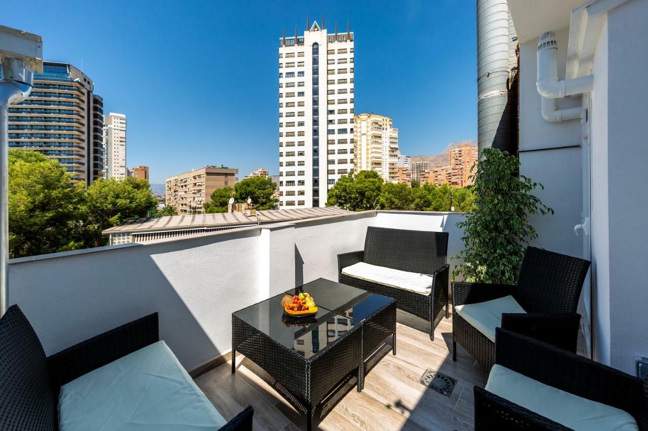 Sonrisa Apartments Benidorm Bagian luar foto